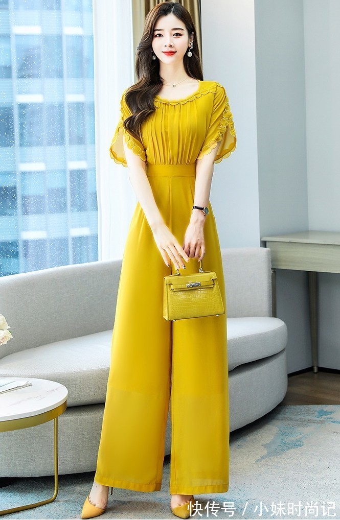 气质|雪纺连衣裙,时尚御姐,休闲显气质