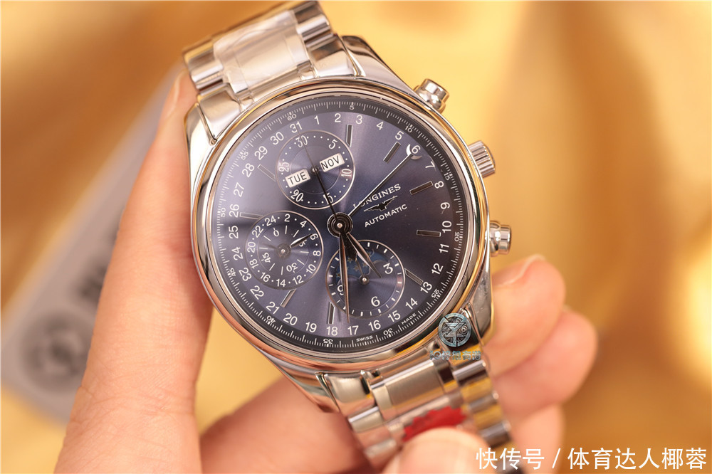 阳哥玩表：KL浪琴八针月相做工如何？来看看实拍评测