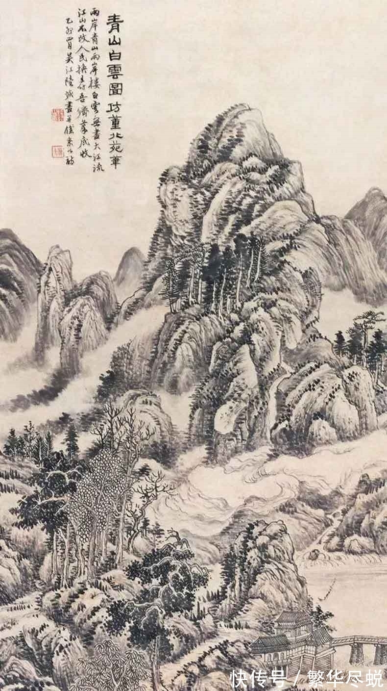 造诣#清代全能画家陆恢，作品之美，刷新你对绘画的认知！