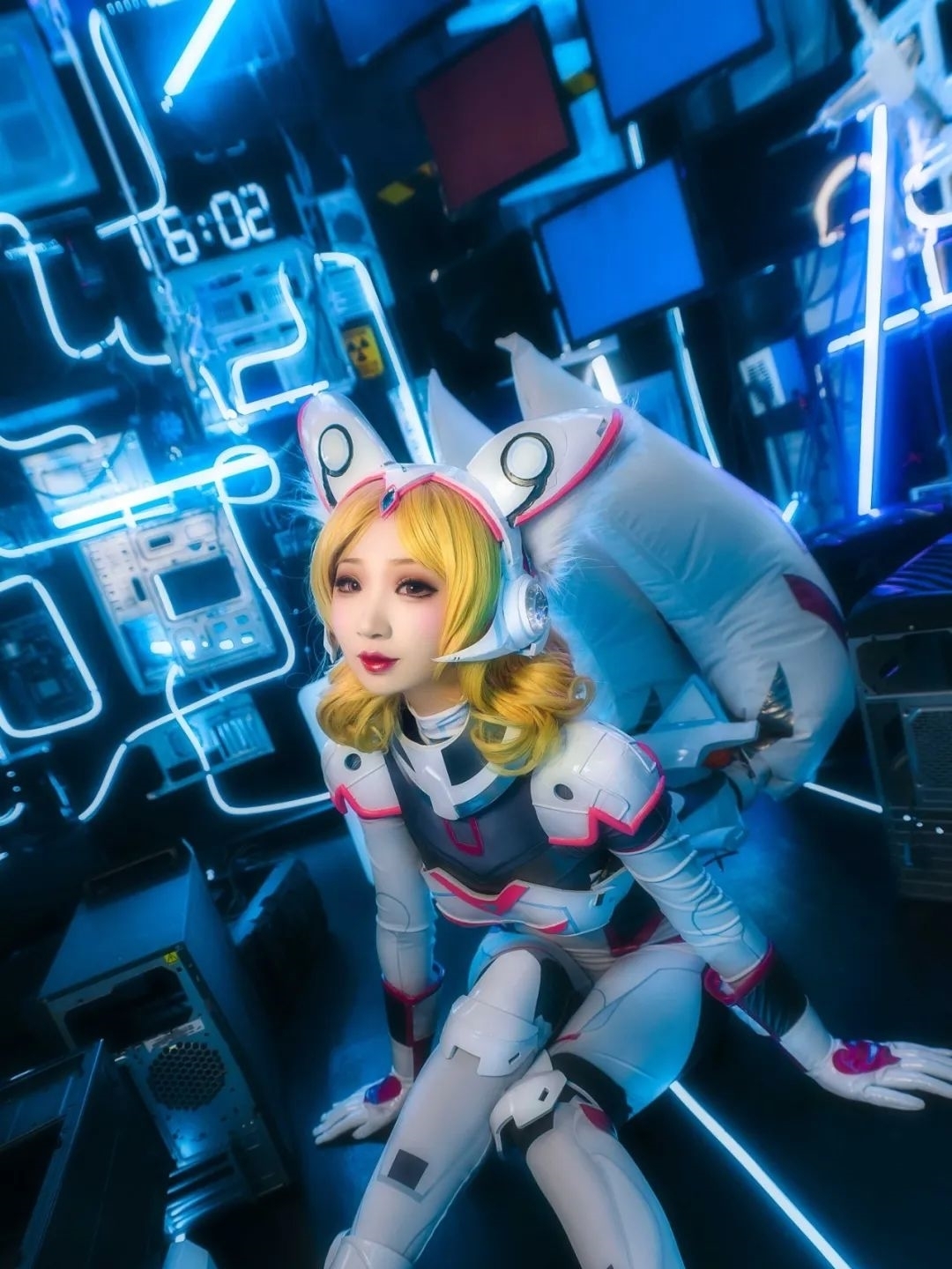 妲己|cos:王者荣耀妲己机甲小助理cos正片@海沫