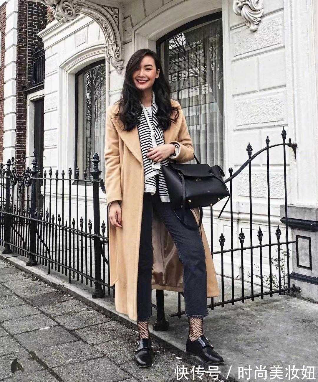 长大衣 谁说小个子不能穿长大衣,避免4个穿搭雷区,轻松穿出优雅感