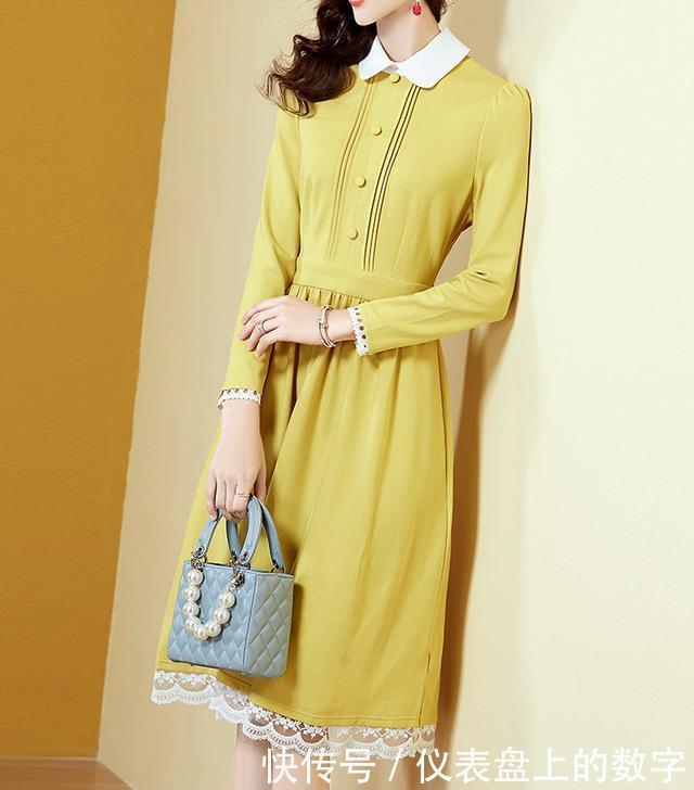 四十岁女人可以不漂亮,但一定要打扮的有气质,多穿这样的连衣裙