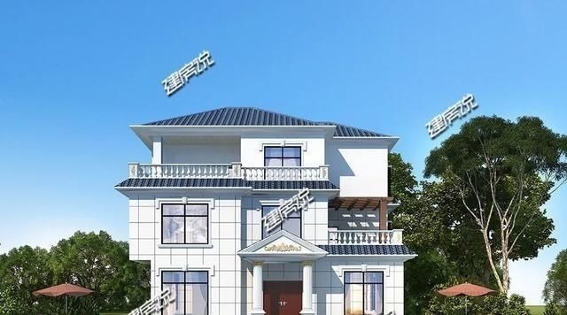 农村|占地120平的欧式别墅, 造型大气辉煌, 盖在农村没人敢说你土!