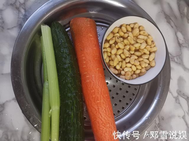 豆浆|黄豆别只知道打豆浆喝!这样2步做一盘,脆嫩清爽钙质高,真简单