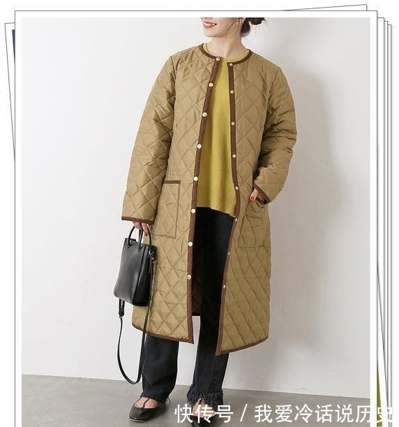 时尚 既轻松又美丽!5种百搭颜色“绗缝”棉服的30个穿搭示例!