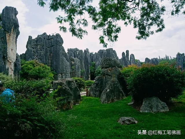 石林|我眼中的“天下第一奇观”云南石林(写生采风)