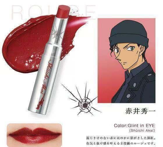 名侦探柯南口红上市，毛利兰粉嫩珊瑚色，安室透死亡色号hold不住