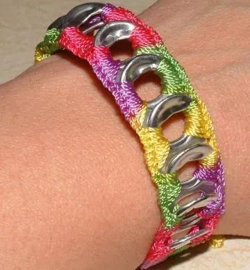 易拉罐喝完别扔,把环收集,简单的改一改,可做出很多妙用作品