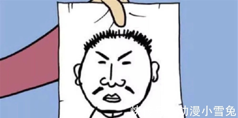 |搞笑漫画：小伙发誓要为父亲报仇，可现在手上只有一张凶手画像