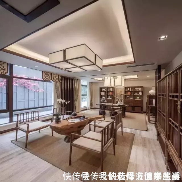 设计|新中式别墅设计,落落大方,袅袅炊烟树外饶,一抹写意浅墨清韵