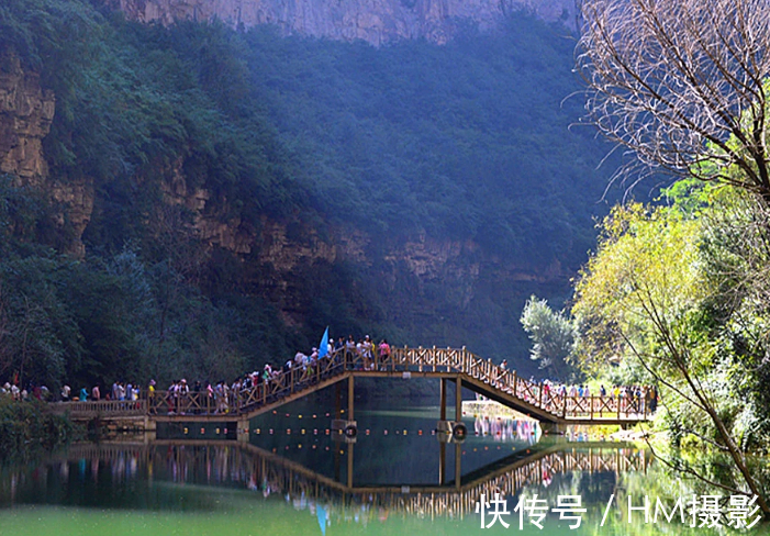 景观|山西大山深处的“小九寨”，门票100备受好评，玻璃观景台绝美