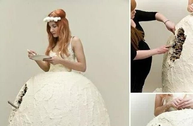 婚纱$31个“奇葩”的沙雕设计,设计师怕是脑袋进水了吧