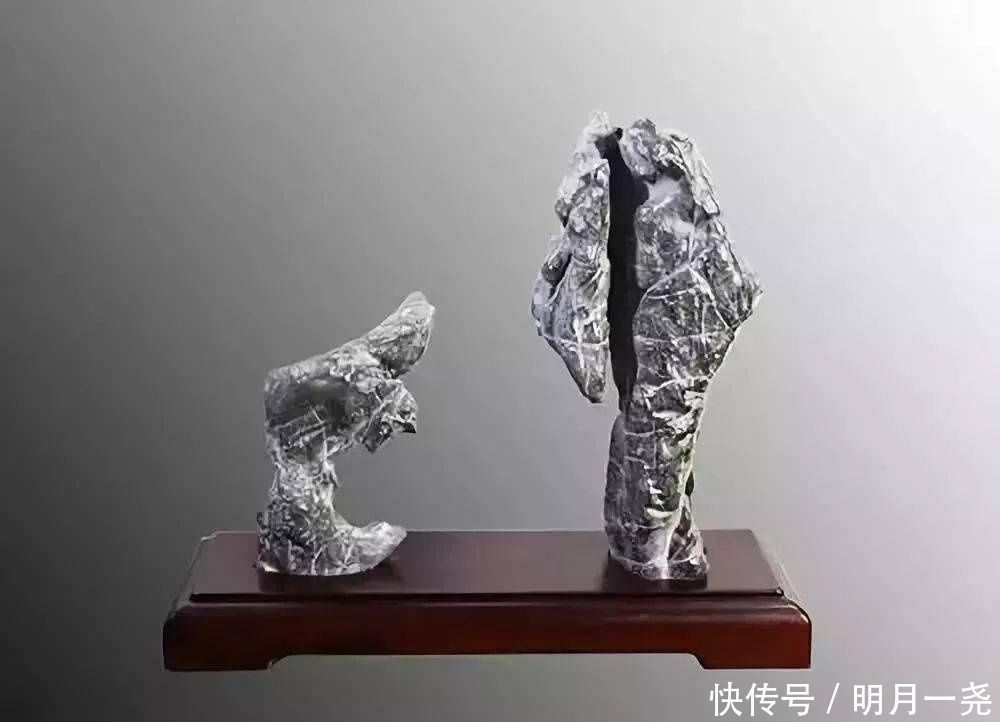 米芾拜石|两块小石头40多万成交,小石头魅力不减