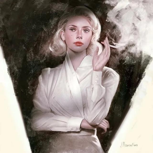 贾斯汀$菲律宾艺术家的绘画作品以女性为主，具有逼真的艺术效果