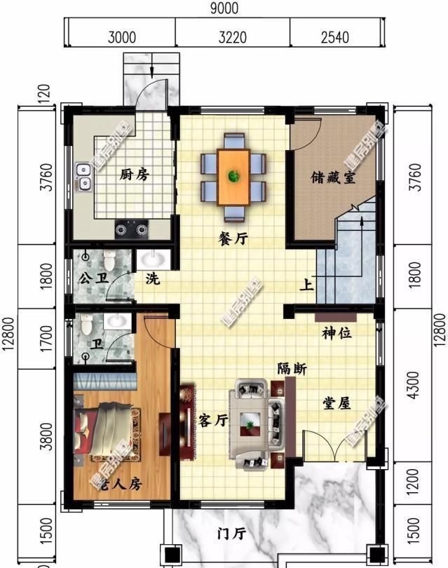 别墅|宽8-9米之间的两层别墅, 造价20万左右, 小宅基地建最合适