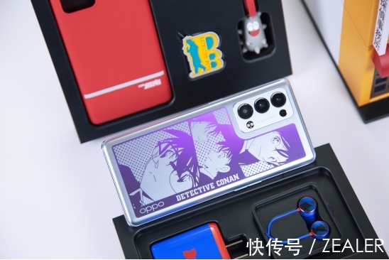 p绿厂联名新高度?Reno6 Pro+柯南限定版开箱:深度还原动漫细节!