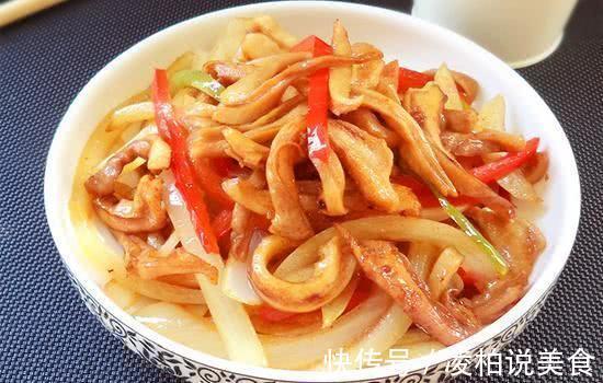 美食推荐前程似锦蚝油菇,洋葱炒肚丝,酱爆肉末花菜的做法