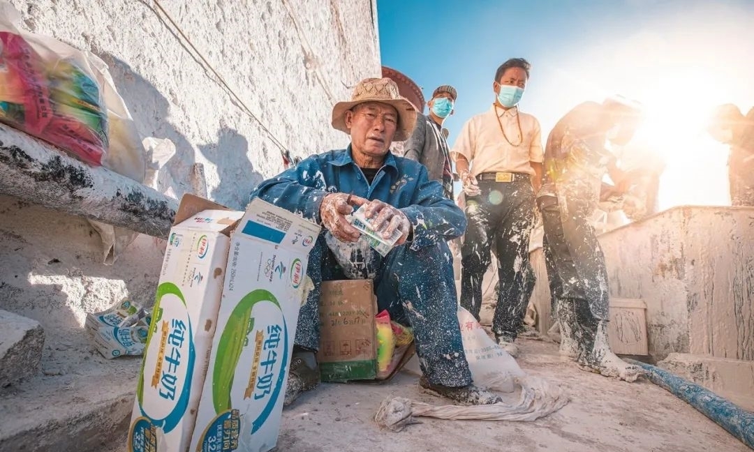 换装季|布达拉宫迎来一年一度的“换装季”