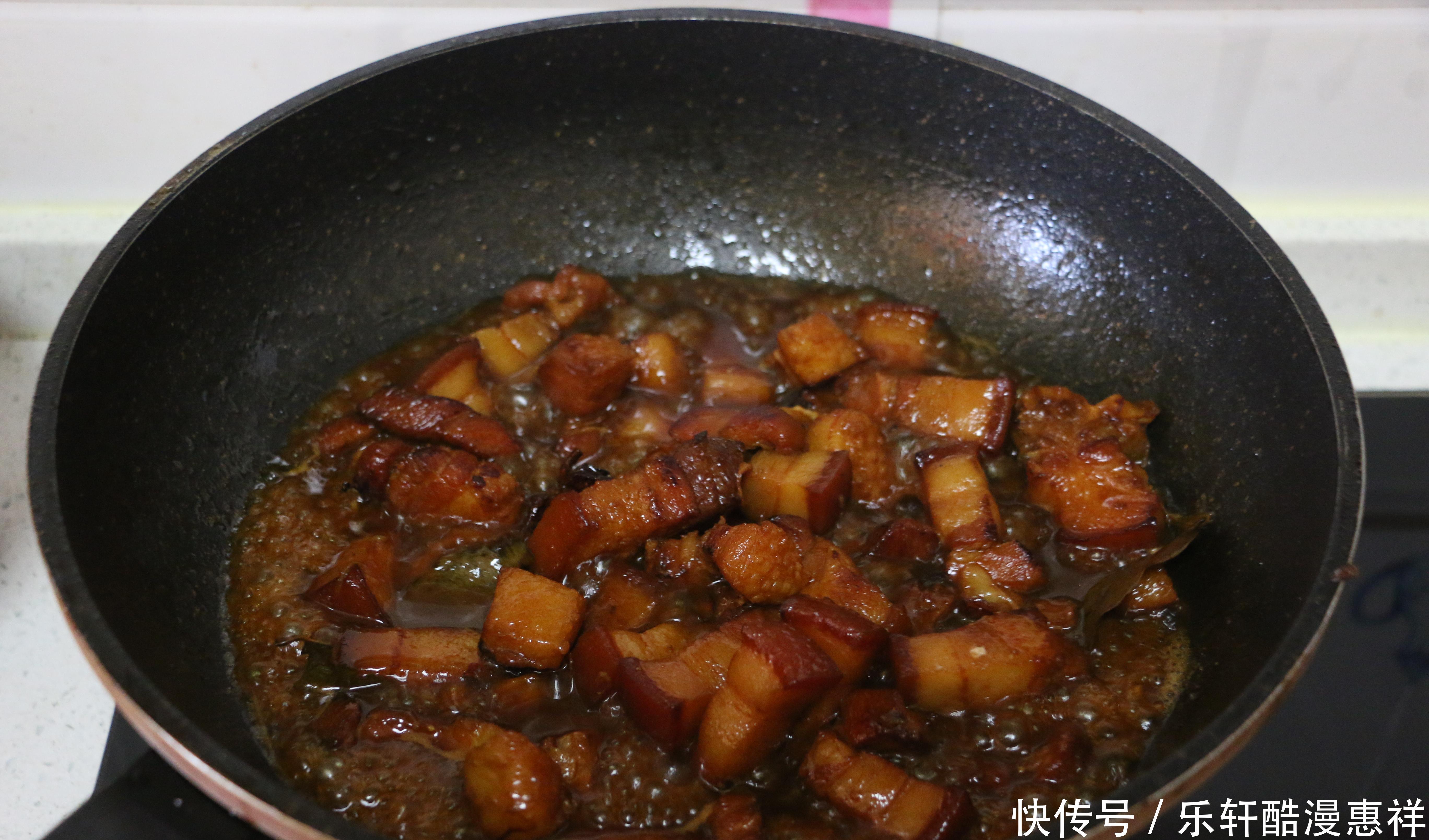 5分钟学会红烧肉,离家上班馋了自己做,糖色不难,难的是不腻