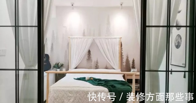 装修|88 ㎡三居室设计,整个空间中北欧风与复古情调兼具