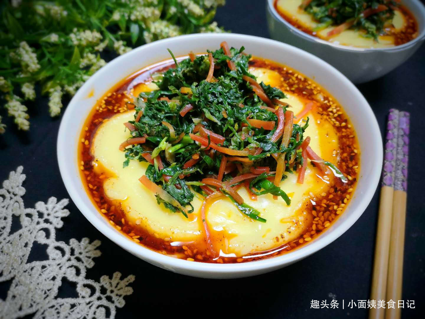 天冷了,来个懒人版搅团,10分钟上桌,暖身暖胃,吃完特舒服