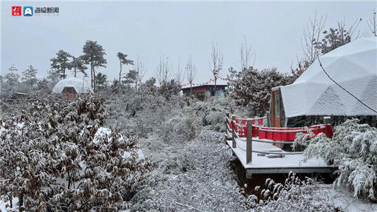 三水源|三水源迎来2021年第一场冬雪，银装素裹宛如仙境！