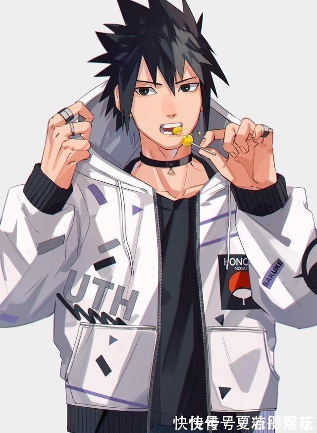 漩涡鸣人|《火影忍者》来到现代校园,佐助战损依然帅气,鹿丸气场过于强大