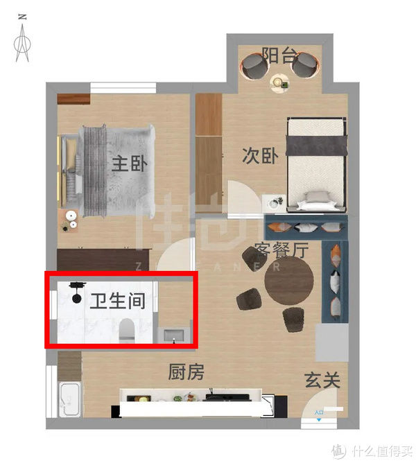 before住范儿真实案例 篇三十:拆掉客厅改两居,46㎡墨绿小家更高级!