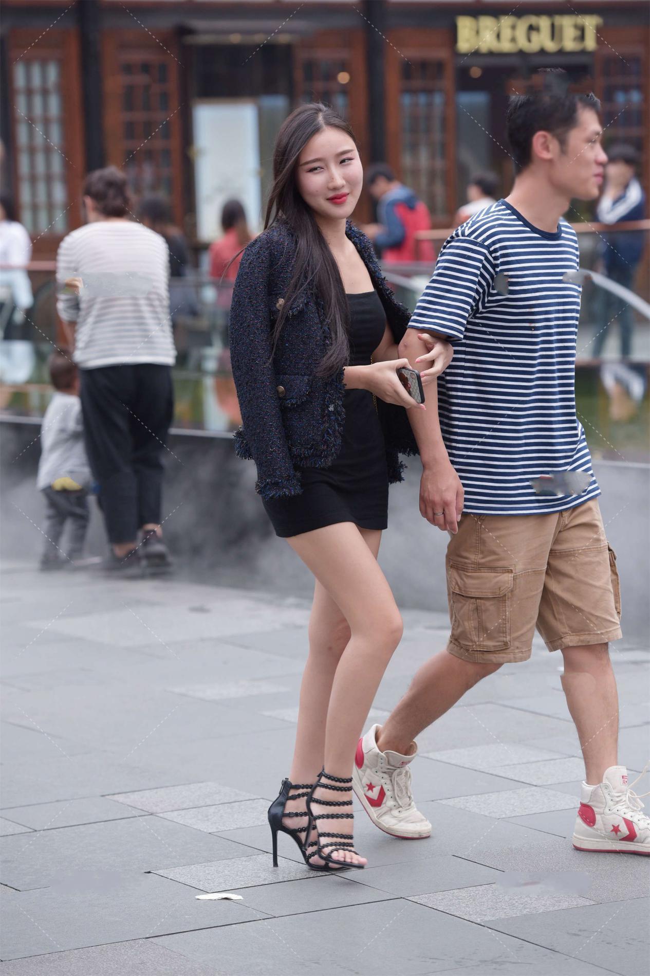 无袖连衣裙, 外搭小香风外套, 轻松打造甜酷女孩