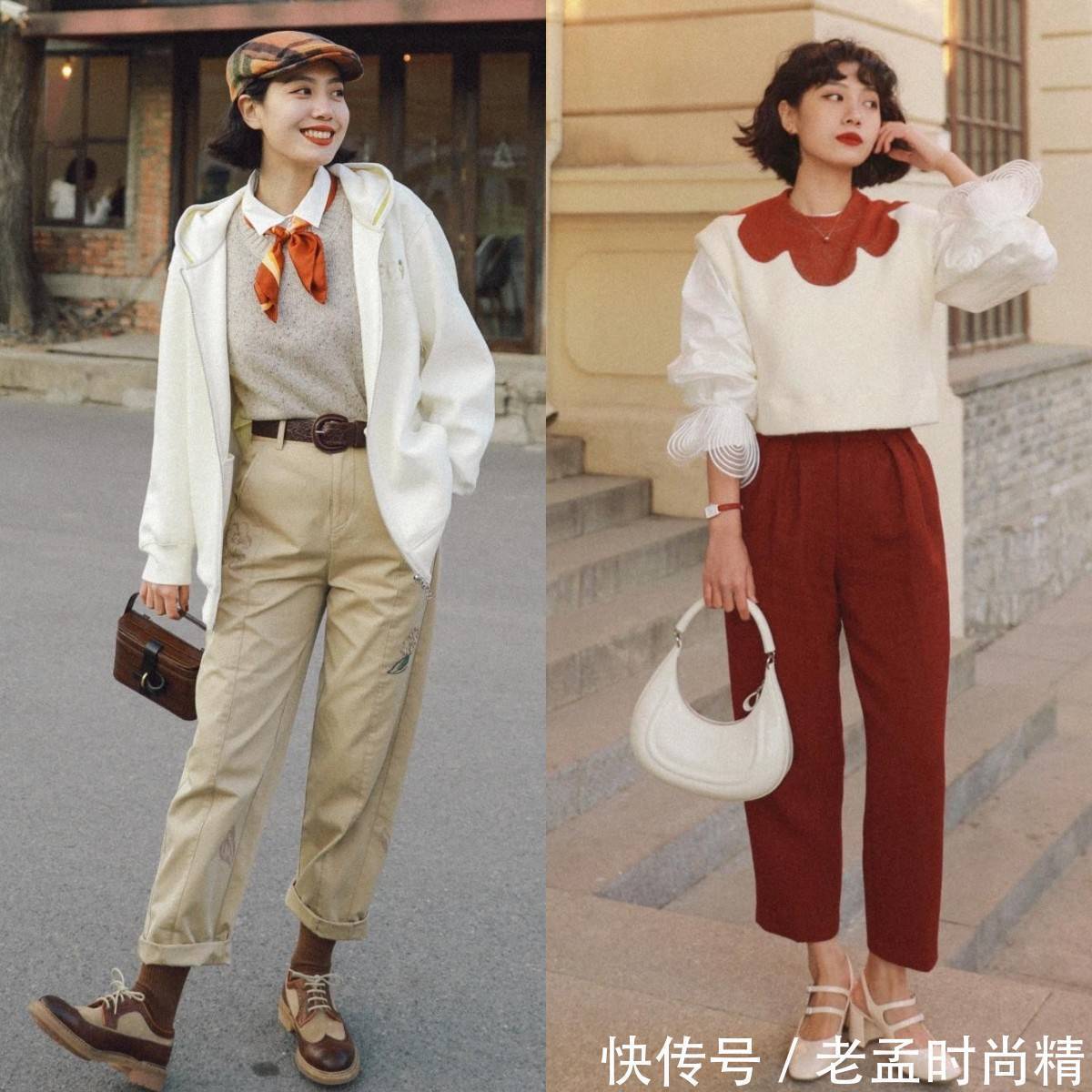 背带裤 今年火了“复古风”穿法,时髦摩登还很高级