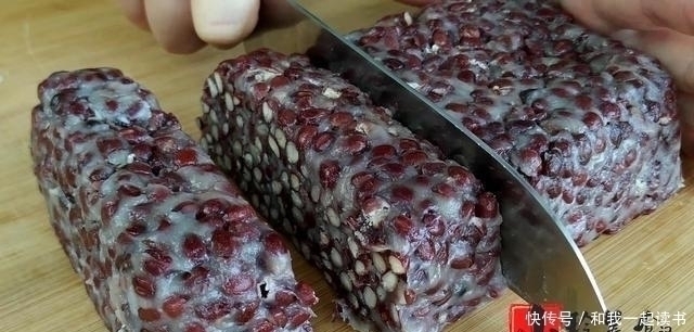 保鲜膜|想吃红豆糯米糕不用出去买了，教你简单做法，软糯香甜，越嚼越香