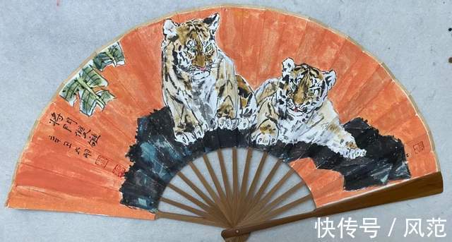 中国画!《书画南北方》陈太明画虎