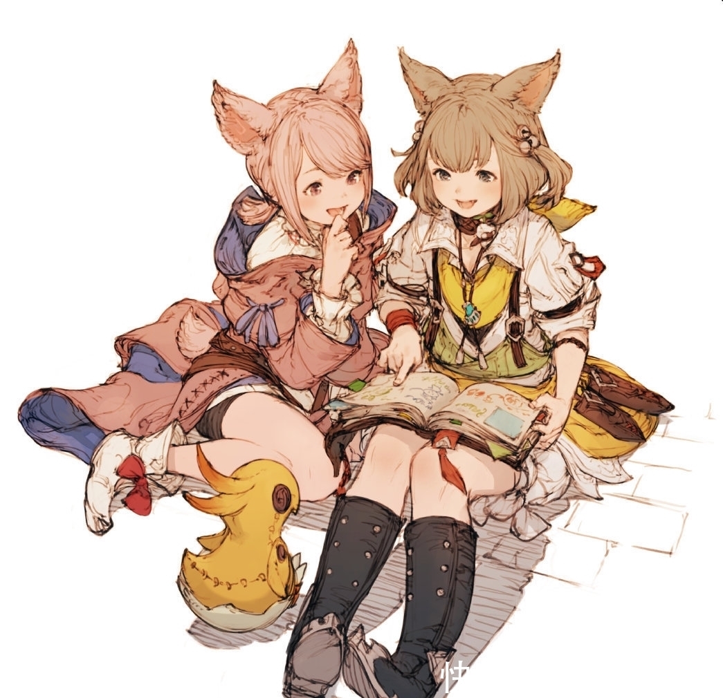 可爱|可爱又狡黠的兽娘,圆脸和兽耳的结合,太萌了