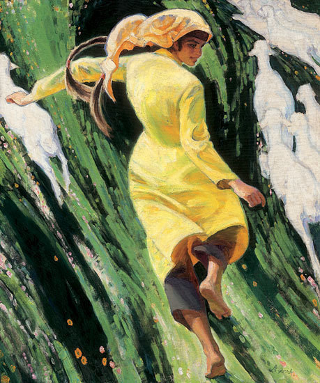 詹建俊@著名油画家詹建俊的人物风景作品欣赏