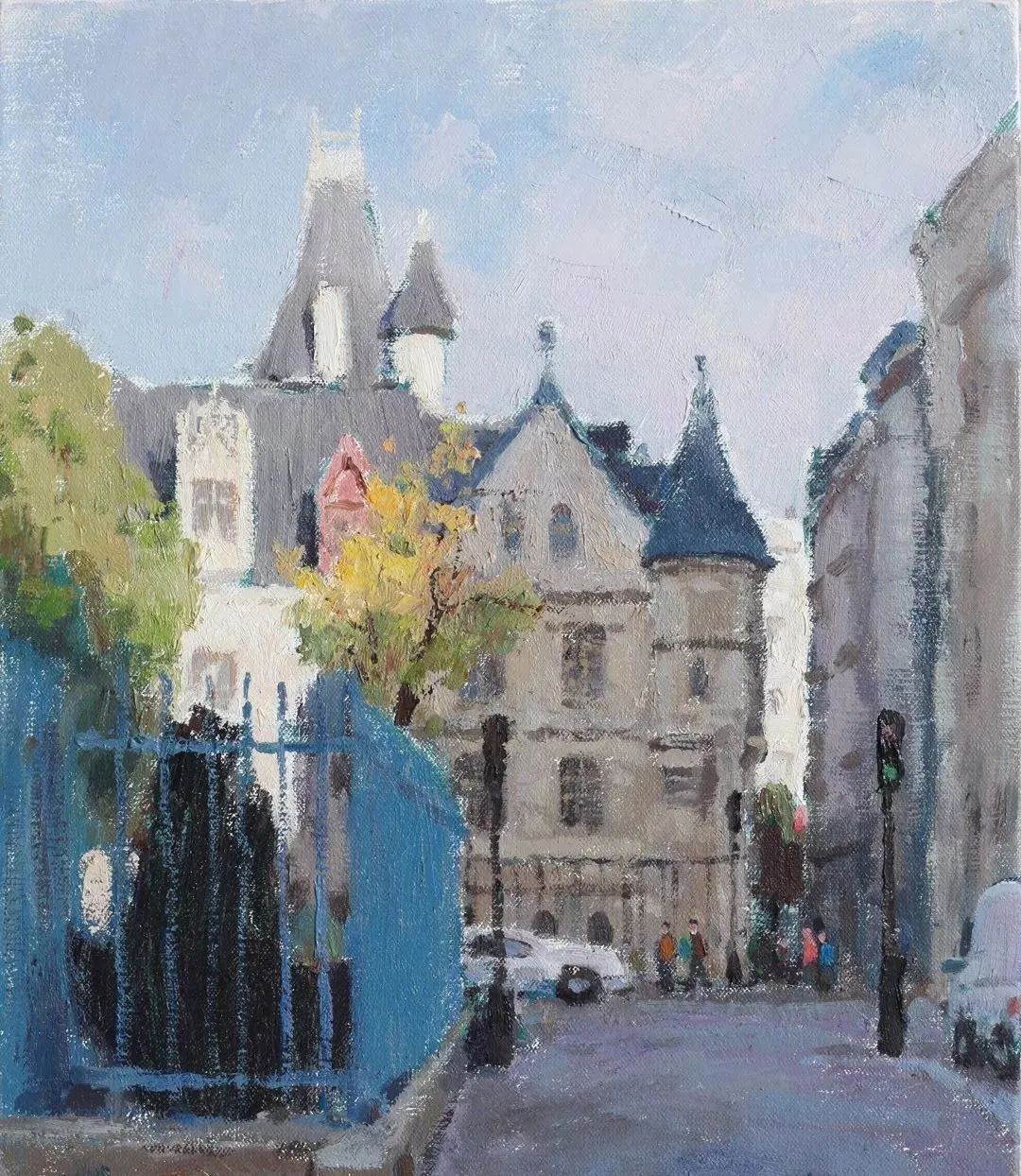 高级色彩,沈行工独特的诗意性油画