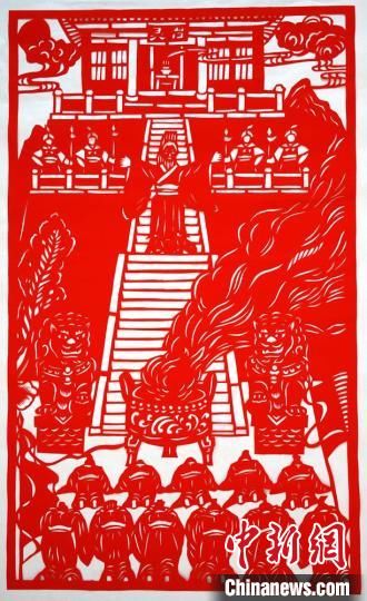 民间|高手在民间！且看这名保安用剪纸诉说中国神话故事