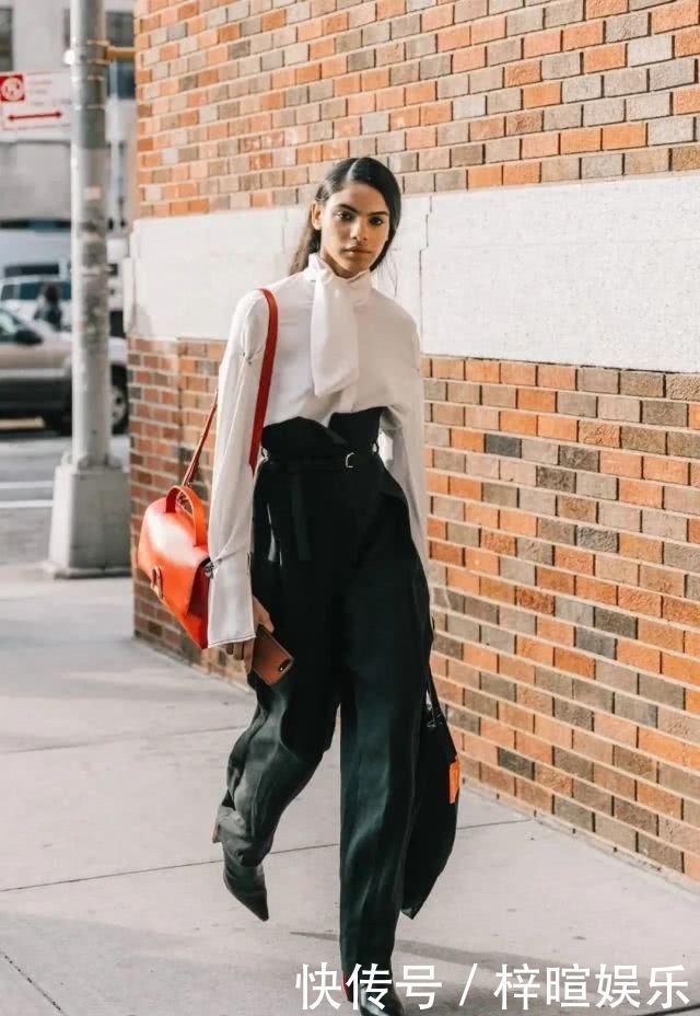 时尚穿搭衬衫＋裤子＝2020春夏正流行，超超超超超时髦