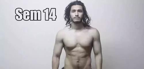 记录照|8个月，这个小伙用35张记录照告诉你，健身能带给身材多大改变