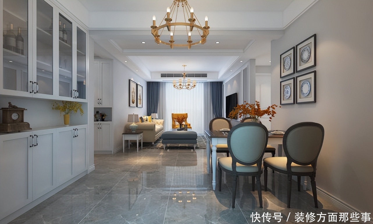 套房子|108平简美风设计暖色调为主,悬空的鞋帽柜太方便了