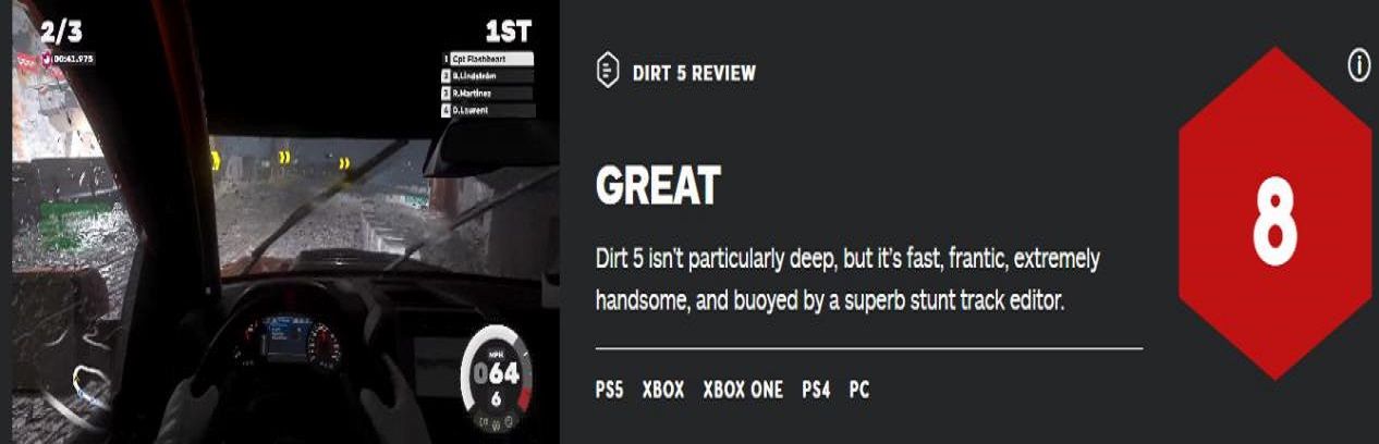 尘埃|IGN评分又惹祸，好端端的一款尘埃5，被喷成了四不像的烂作？