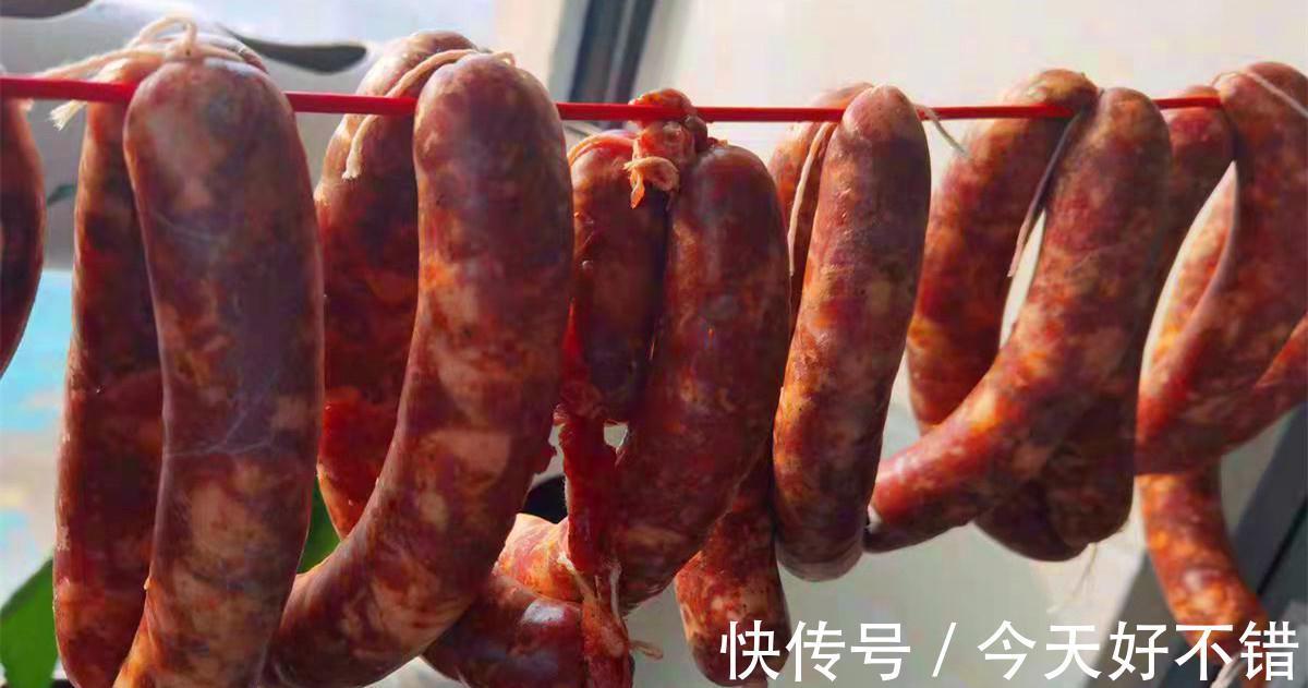 初冬灌肠季，教你几十年的配方，香肠鲜香好吃不长霉，放1年不坏