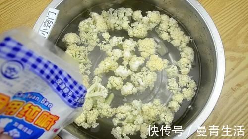 花菜只用盐和面粉洗，相当于吃虫卵，教你一招，干净卫生又放心