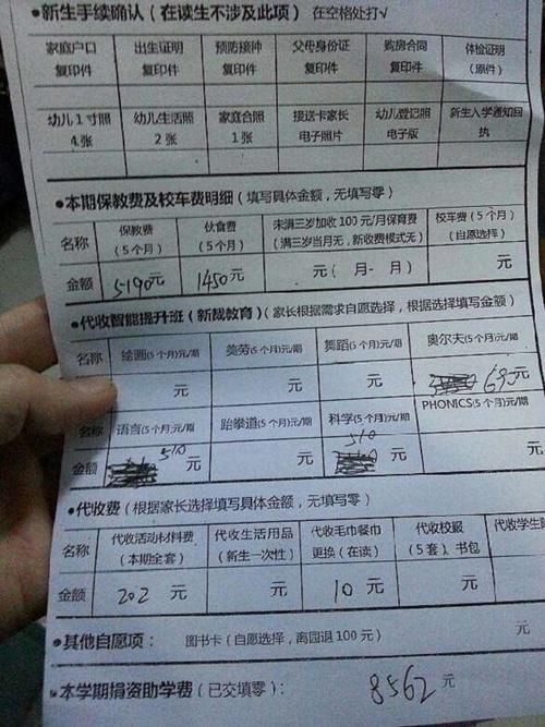 县城幼儿园费用十年涨了六倍，一组缴费单走红，网友：不敢生娃了