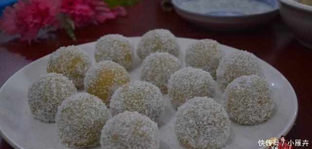 试试看|妈妈教我的紫薯糯米糍粑,做法和配方全在这里,你也做来试试看吧