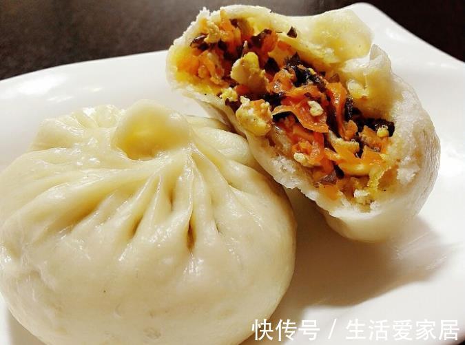 胡萝卜|包包子不妨试试胡萝卜馅,外面买不到,鲜香美味,孩子一次吃四个