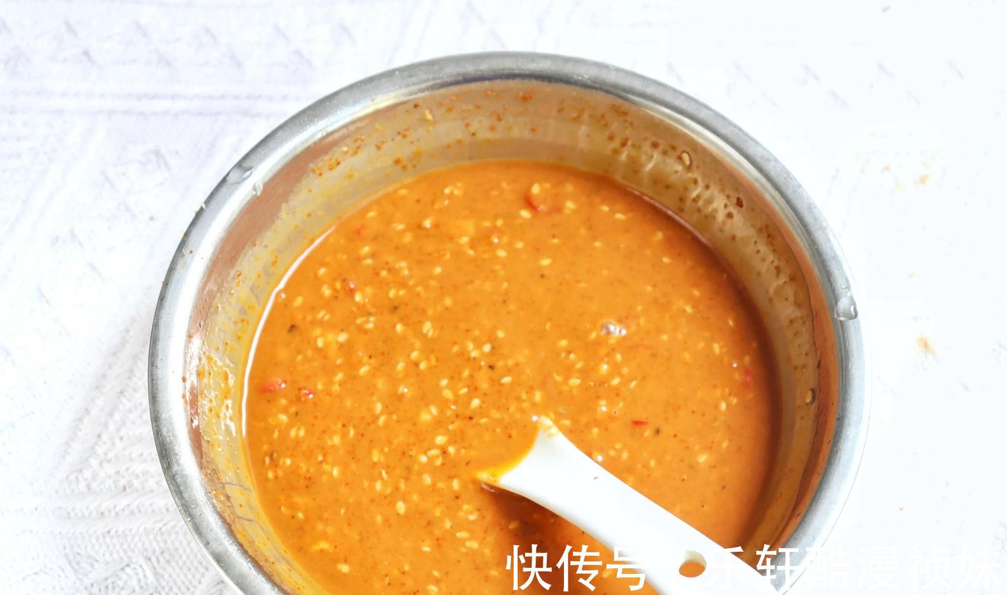 麻酱汁|立秋后，天热没食欲，试试这道懒人美食，一煮一拌，比火锅还过瘾