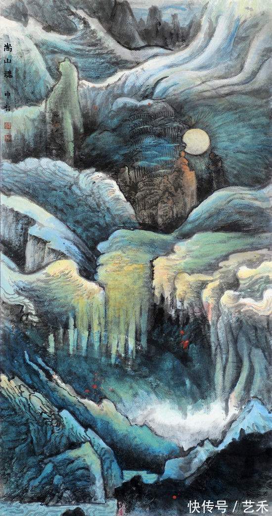 鉴赏#“道法嵩山”第九届五人中国画作品展(一)