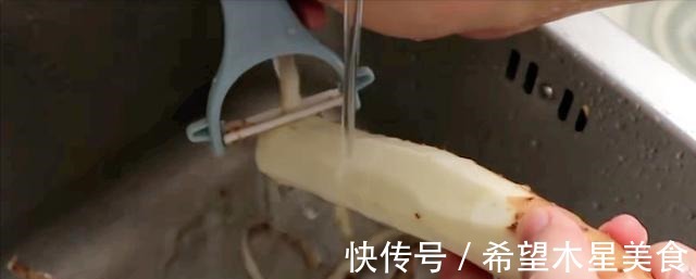 去皮|山药去皮不用戴手套，只需一根筷子搞定，手不粘也不痒，简单实用！