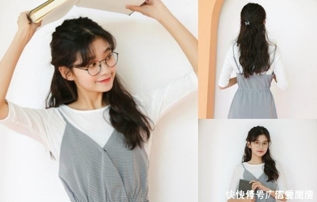 发型|别总披头发,教你今年最火的懒人半扎发,扎起来好看多了!