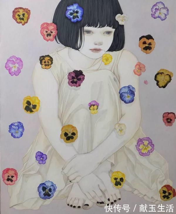 铅笔#她的铅笔插画,画出每个女孩的心声,美到让人陶醉~